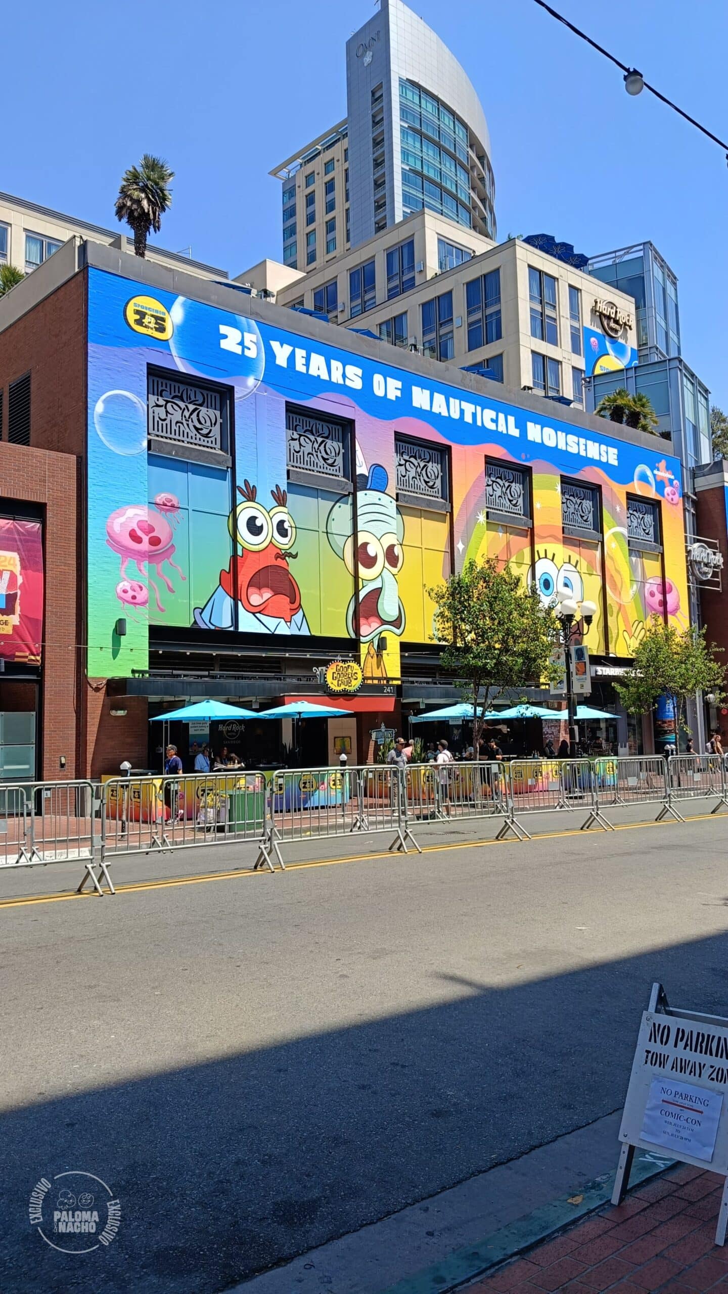 Bob Esponja edificio Comic-Con San Diego