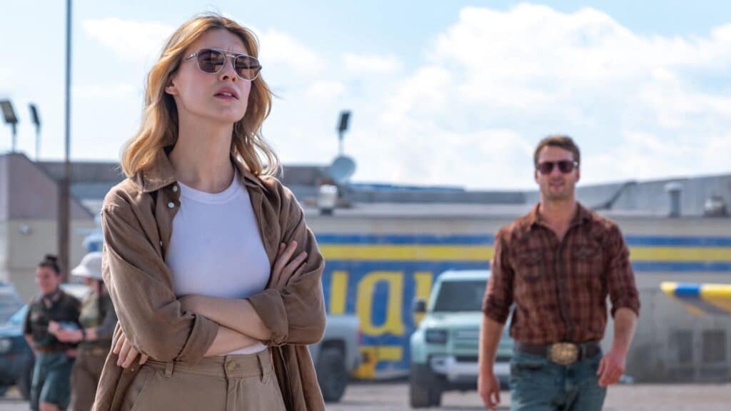 Daisy Edgar Jones Tornados con Glen Powell