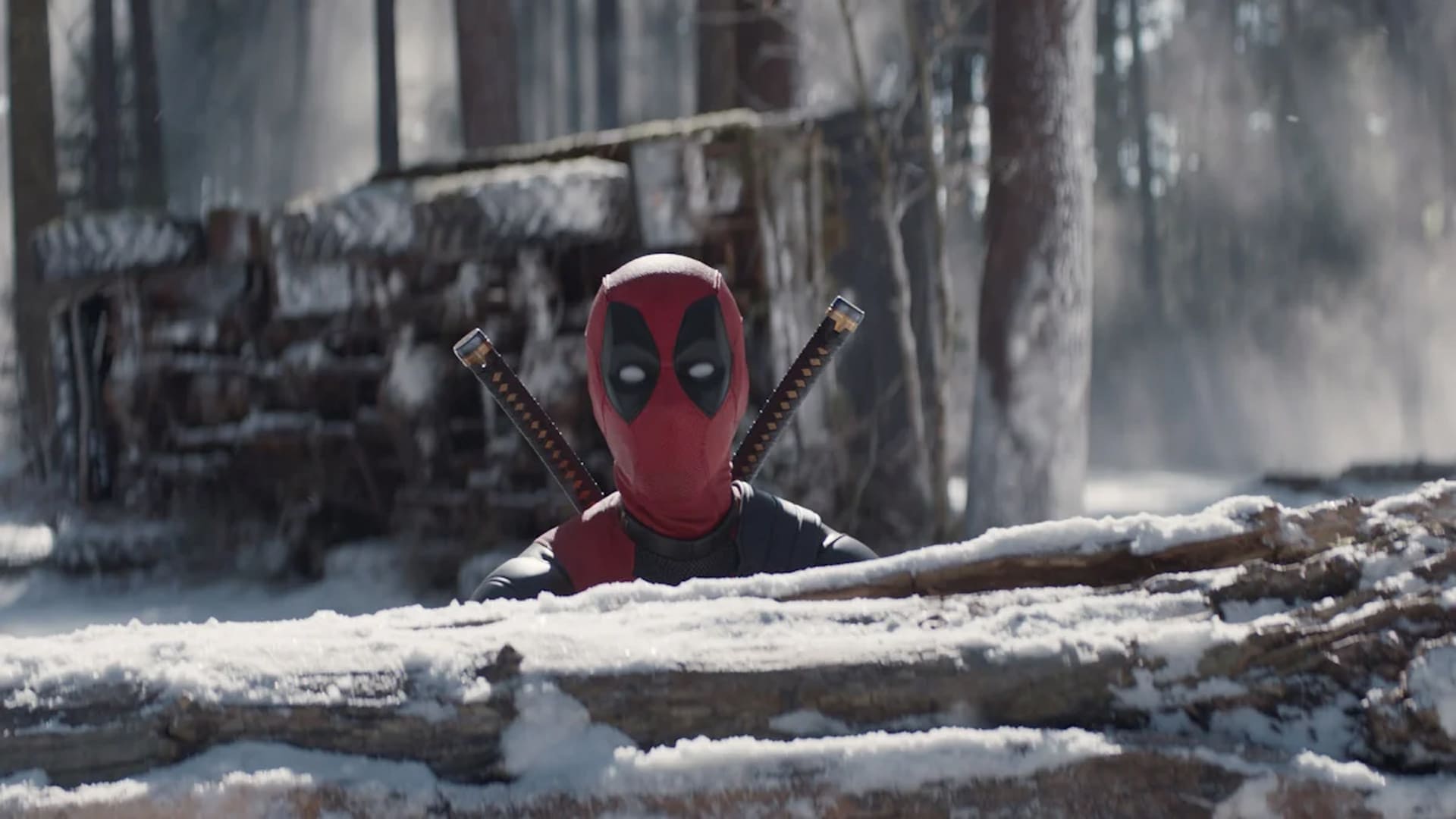 Deadpool en la nieve