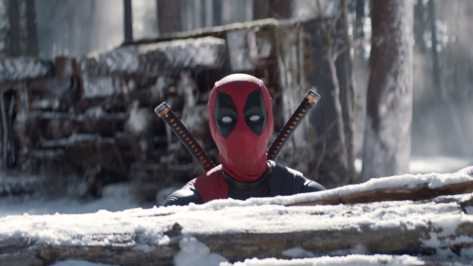 Deadpool en la nieve