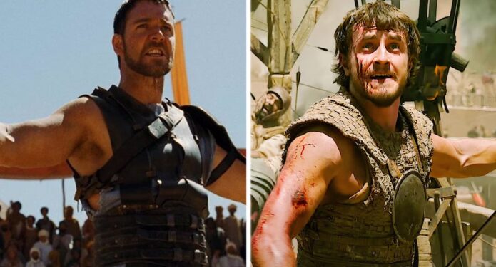 Gladiador 2 Russell Crowe, Paul Mescal