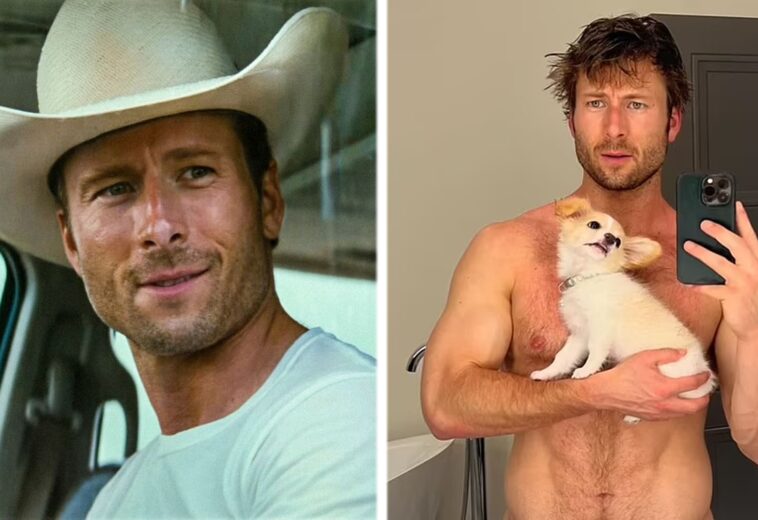 Conoce a Brisket, el perro rescatado de Glen Powell