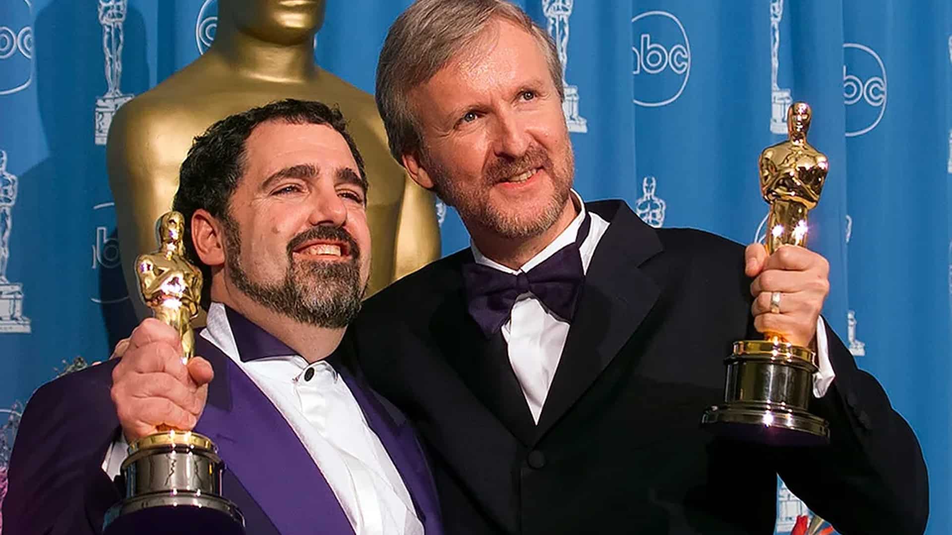 James Cameron y Jon Landau Oscar