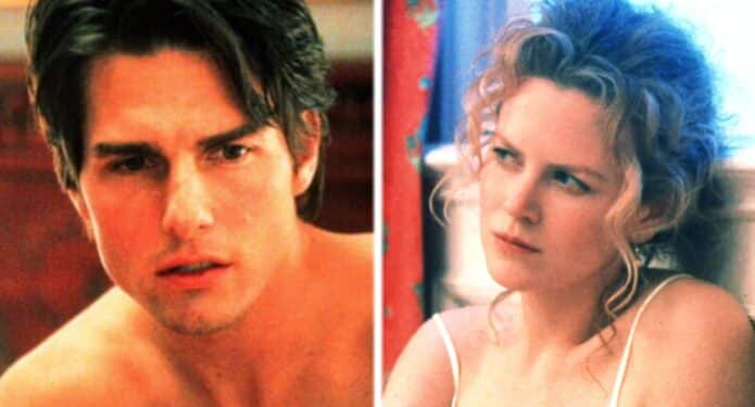 Nicole Kidman y Tom Cruise en Ojos bien cerrados