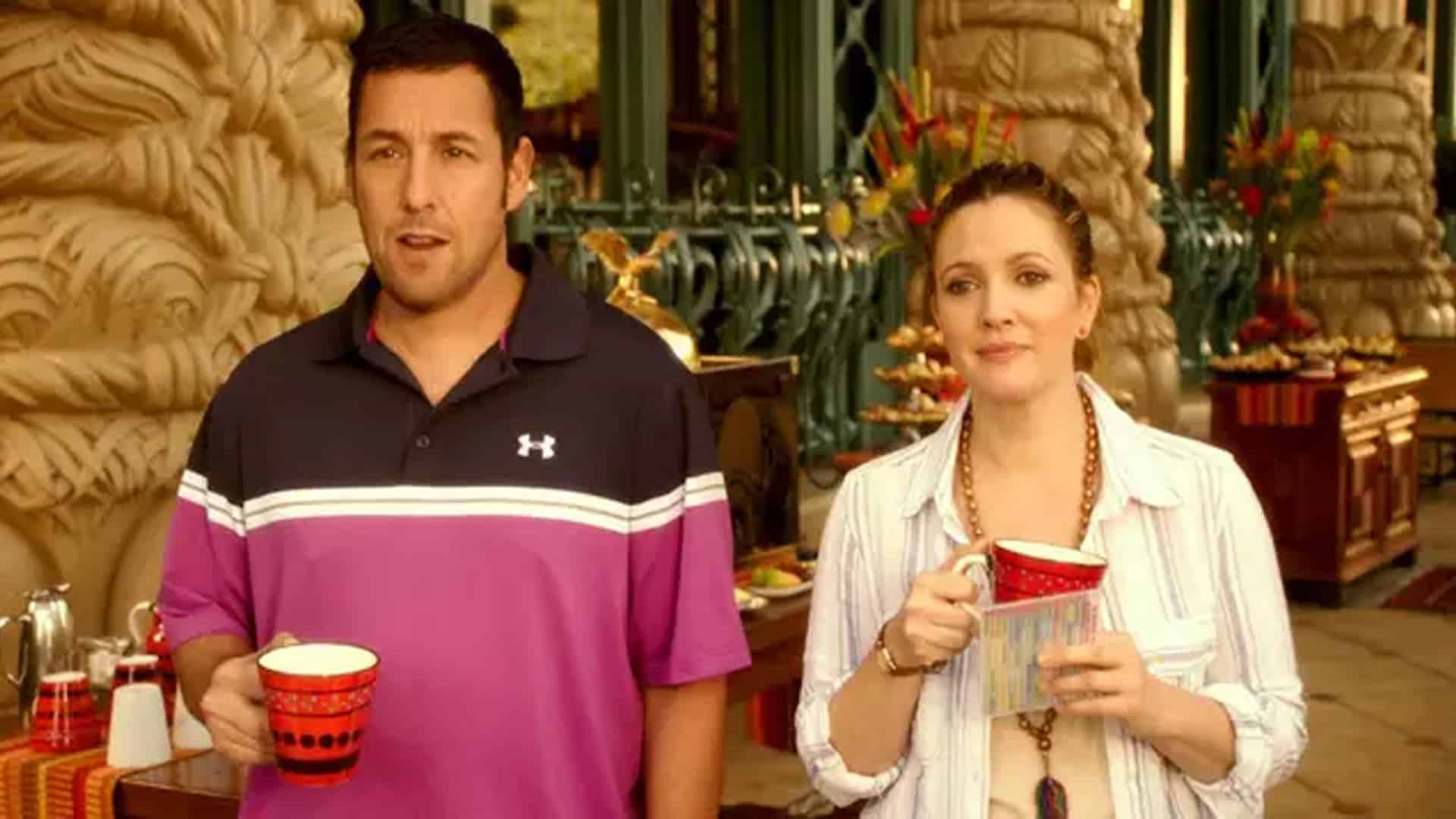 adam sandler y drew barrymore, parejas del cine repetidas