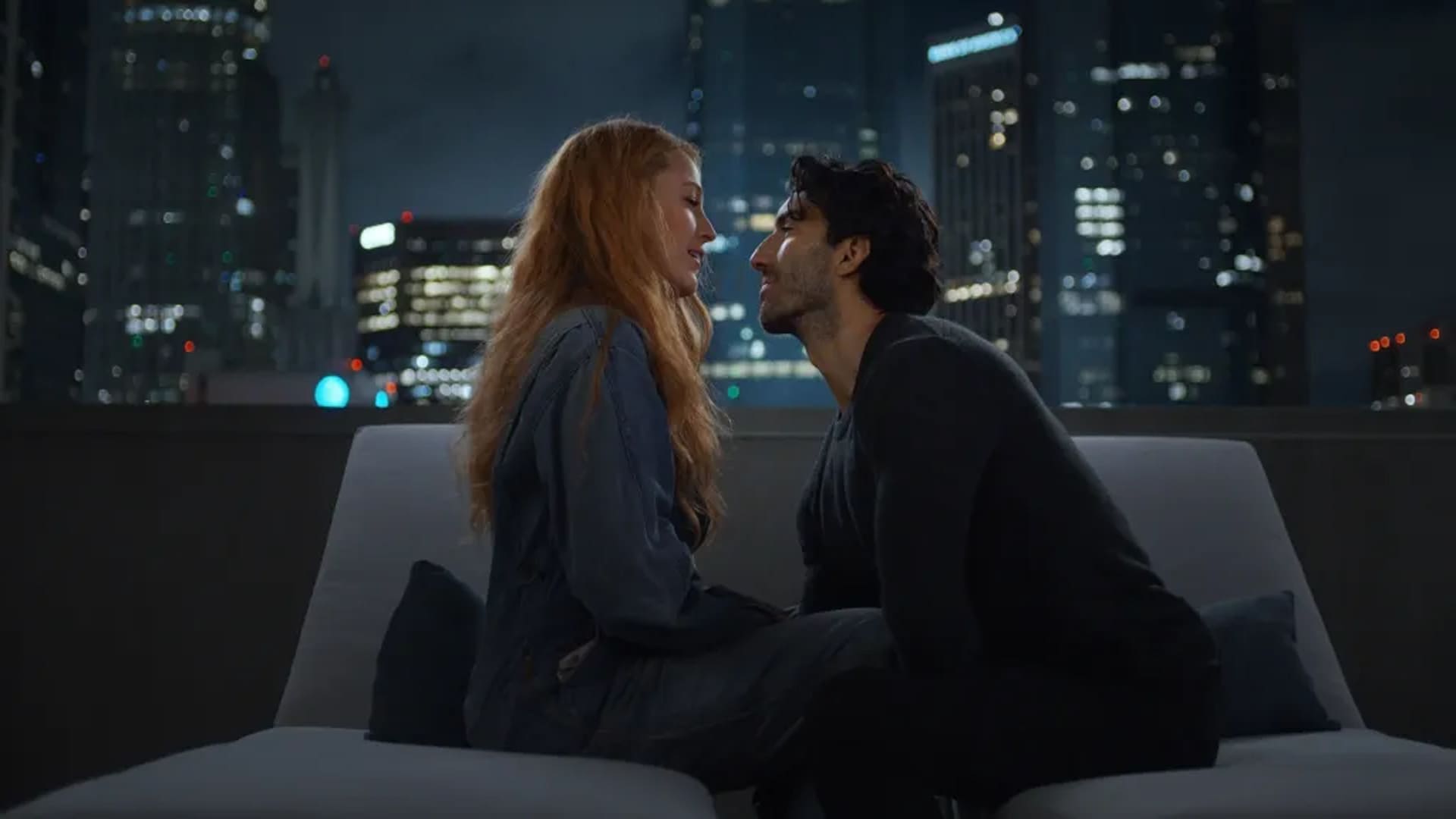 Justin Baldoni y Blake Lively en It Ends With Us