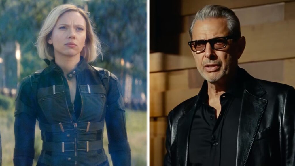 Así recibió Jeff Goldblum a Scarlett Johansson en la saga Jurassic Park