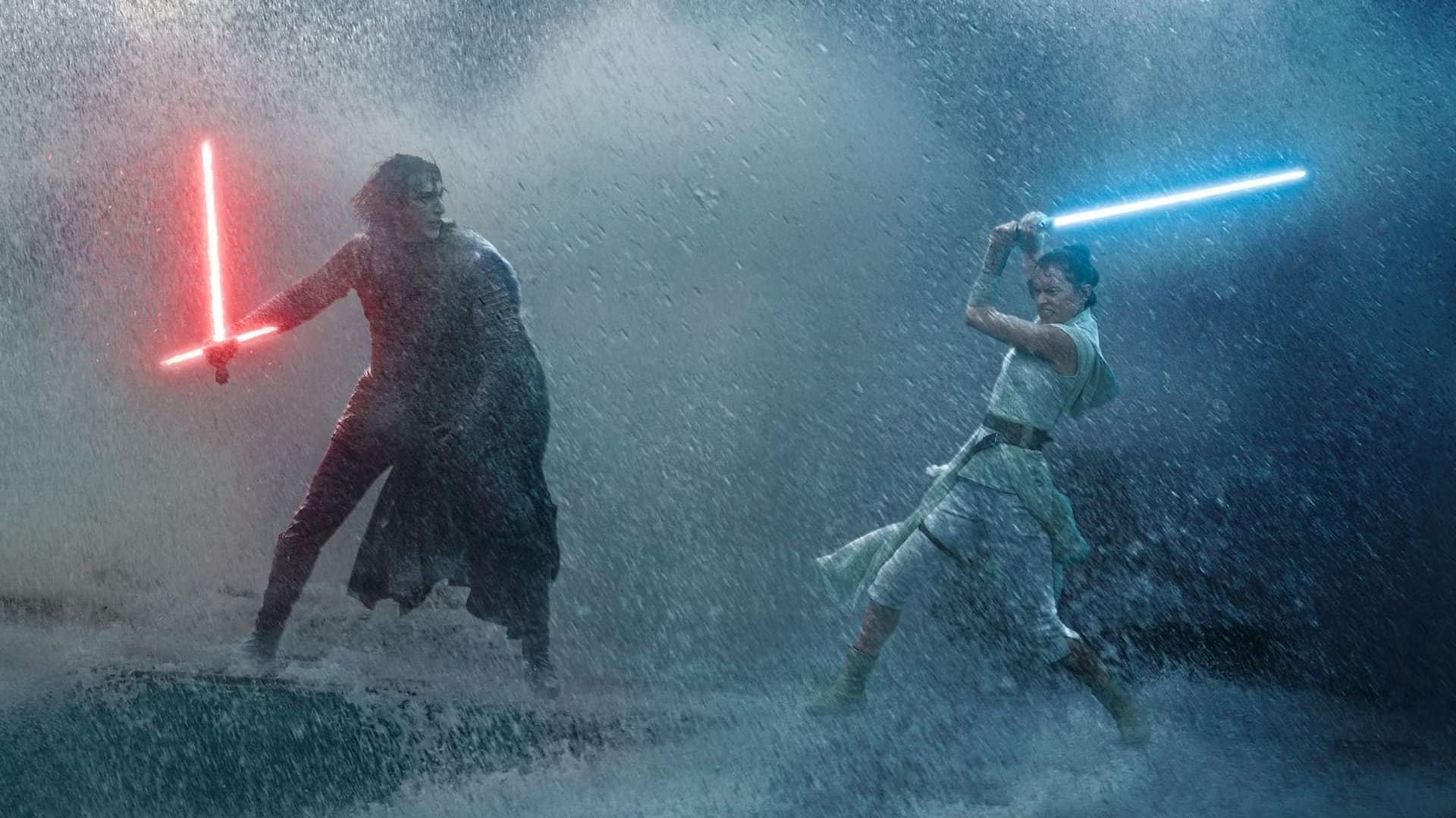 Rey vs Kylo Ren, pelea