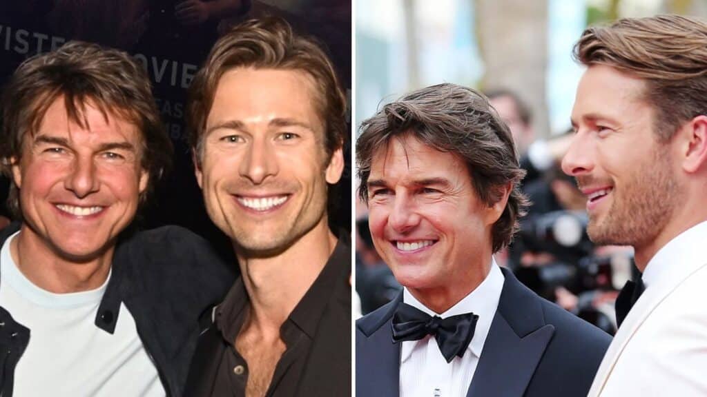 Tom Cruise y Glen Powell: así es su amistad
