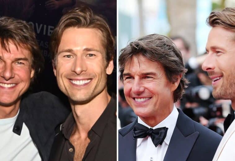 Tom Cruise y Glen Powell: así es su amistad