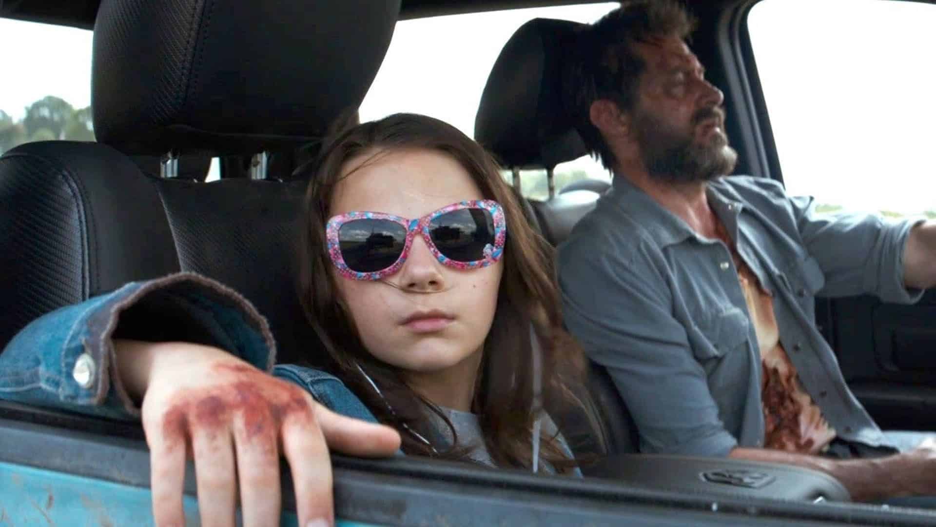 X-23 y Logan en la camioneta