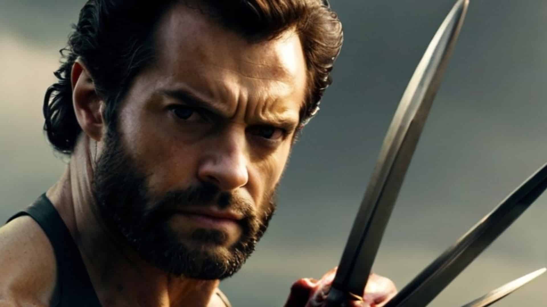 Henry Cavill como wolverine, variante.