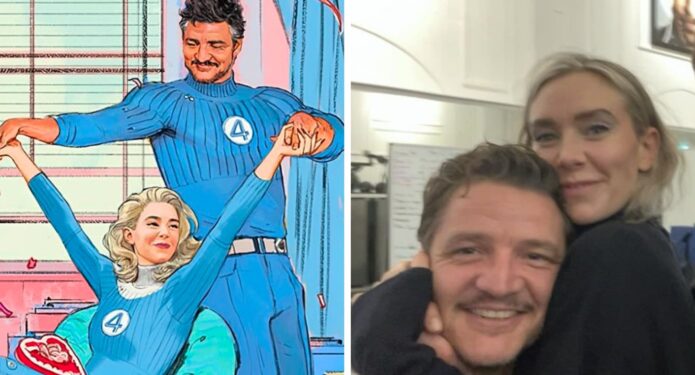 Gesto de amor entre Vanessa Kirby y Pedro Pascal