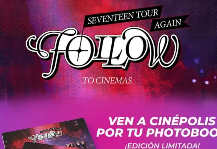 Tráiler y todo sobre SEVENTEEN Tour Follow Again To Cinemas