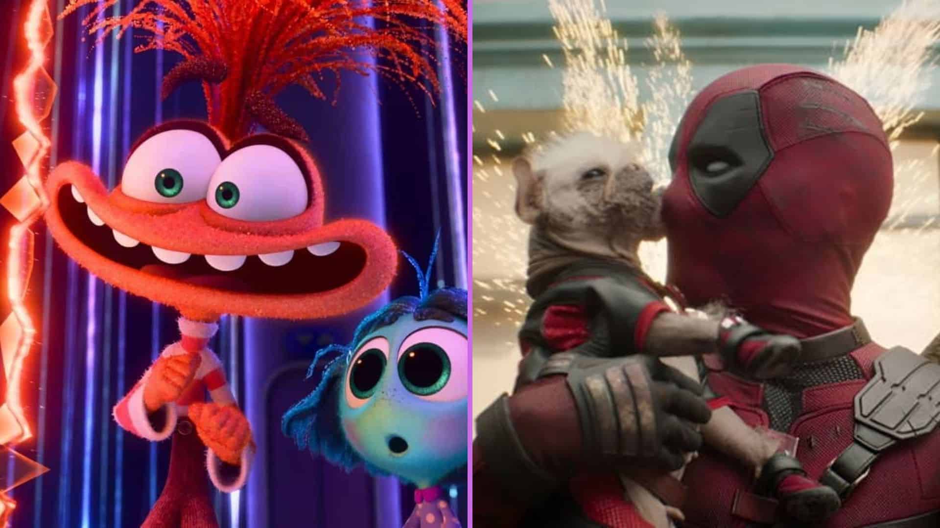 Inside out 2 y Deadpool & Wolverine tienen de los mejores segundos fines de semana en taquilla