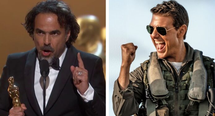 Alejandro G. Iñárritu y Tom Cruise