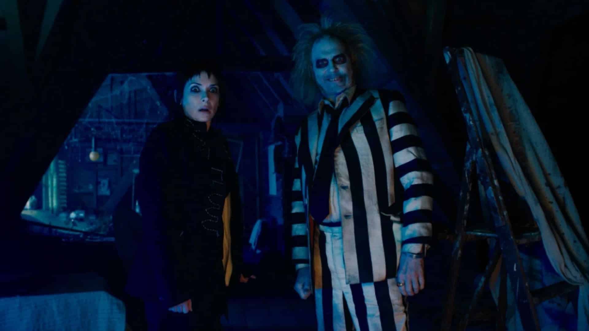 Beetlejuice Beetlejuice, Michael Keaton y Winona Ryder