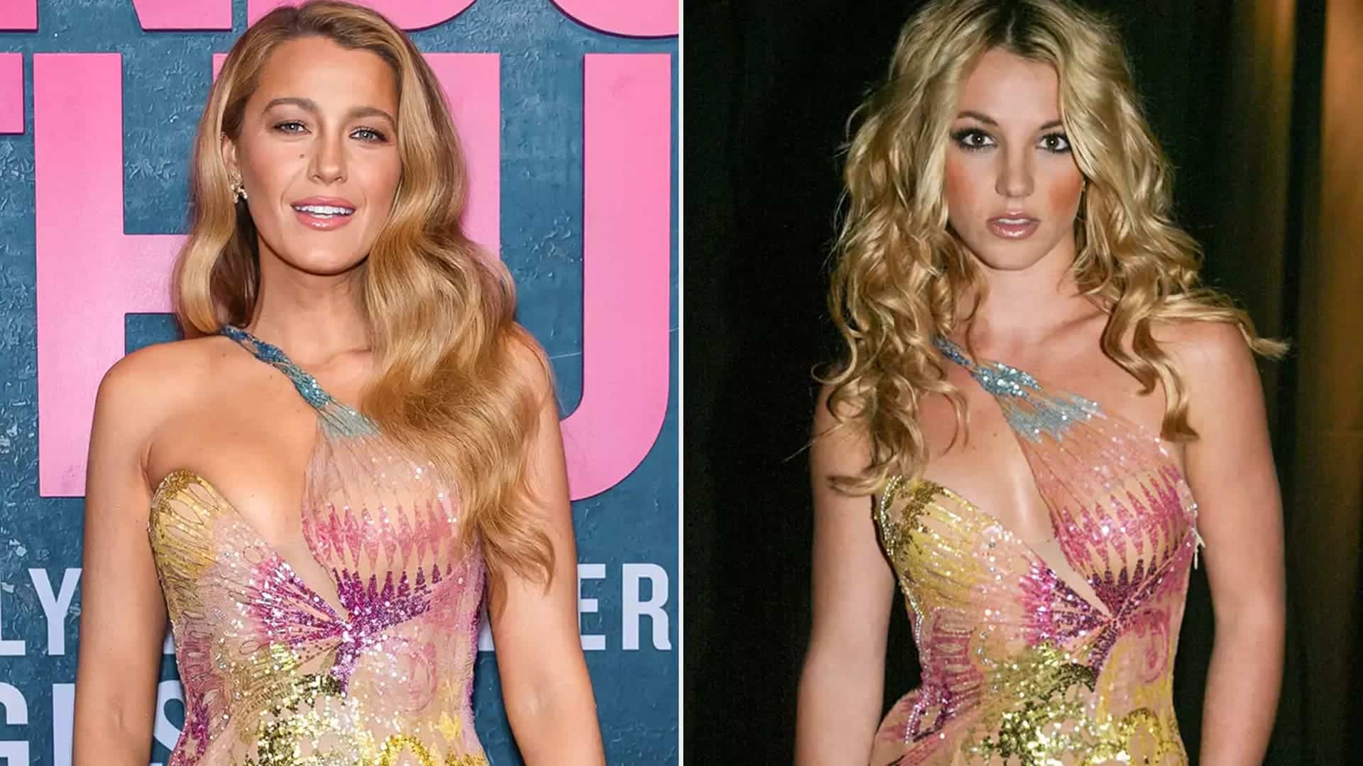 Blake Lively con el vestido de Britney Spears