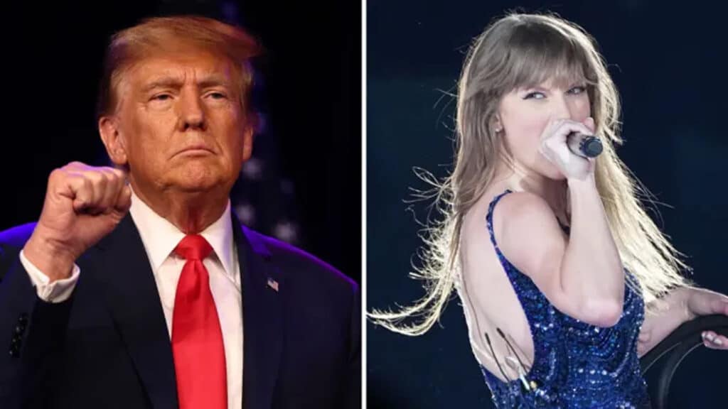 ¿Por qué Donald Trump hizo el ridículo “gracias” a Taylor Swift?