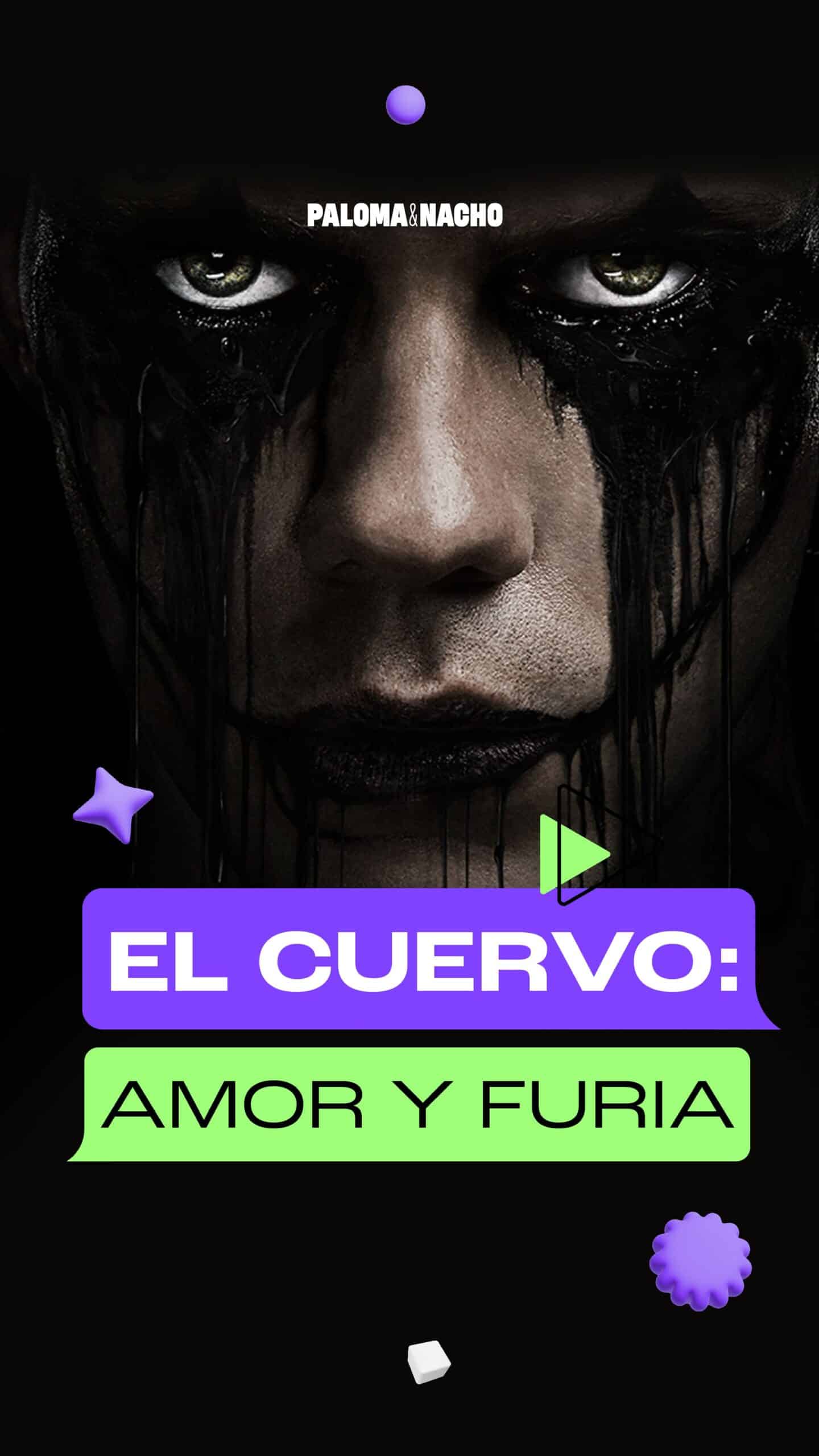 El cuervo amor y furia Bill Skarsgård