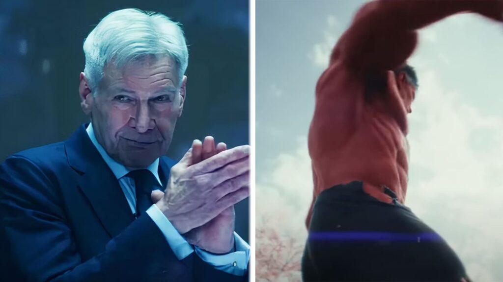 ¿Cómo se preparó Harrison Ford para interpretar a Red Hulk?