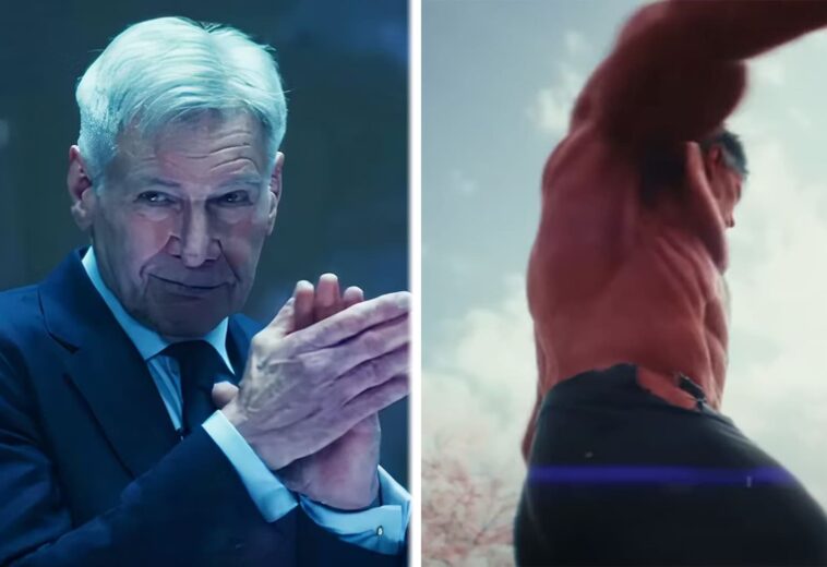 ¿Cómo se preparó Harrison Ford para interpretar a Red Hulk?