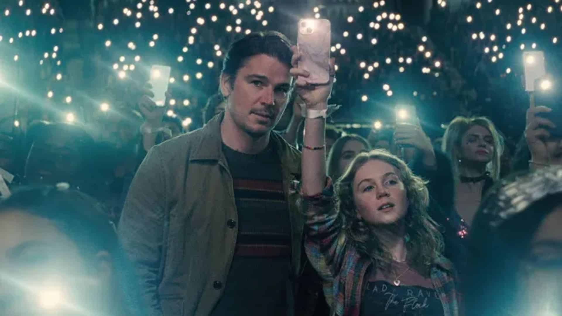 Josh Hartnett y su hija en La trampa