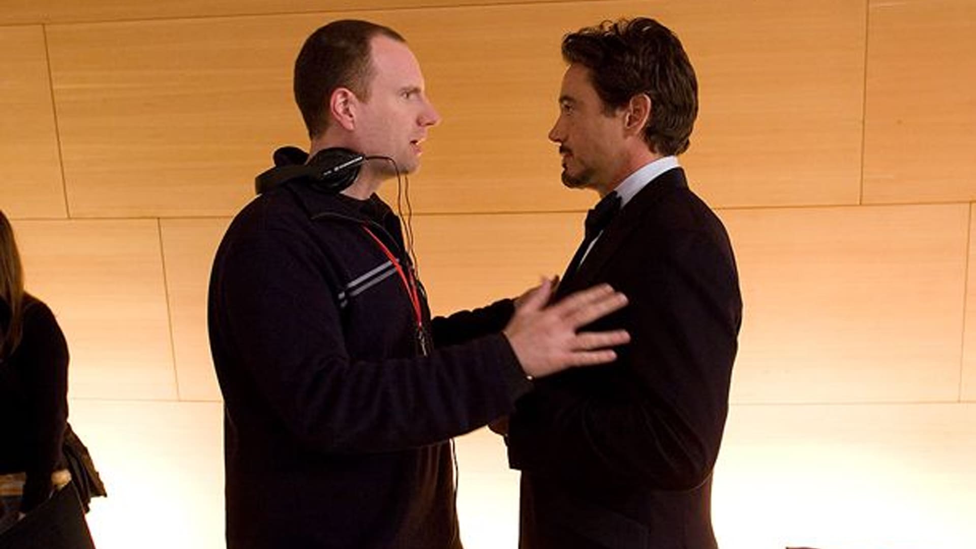 Kevin Feige y Robert Downey Jr.