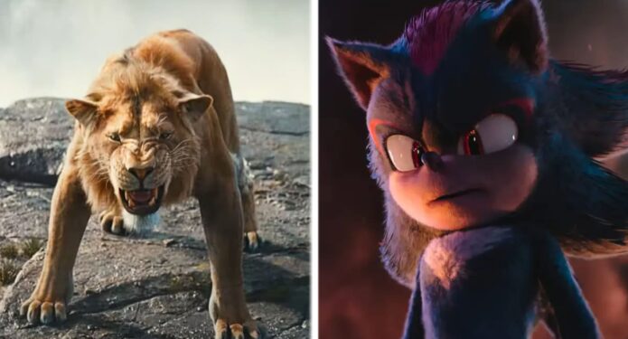 Mufasa y Sonic 3 estreno