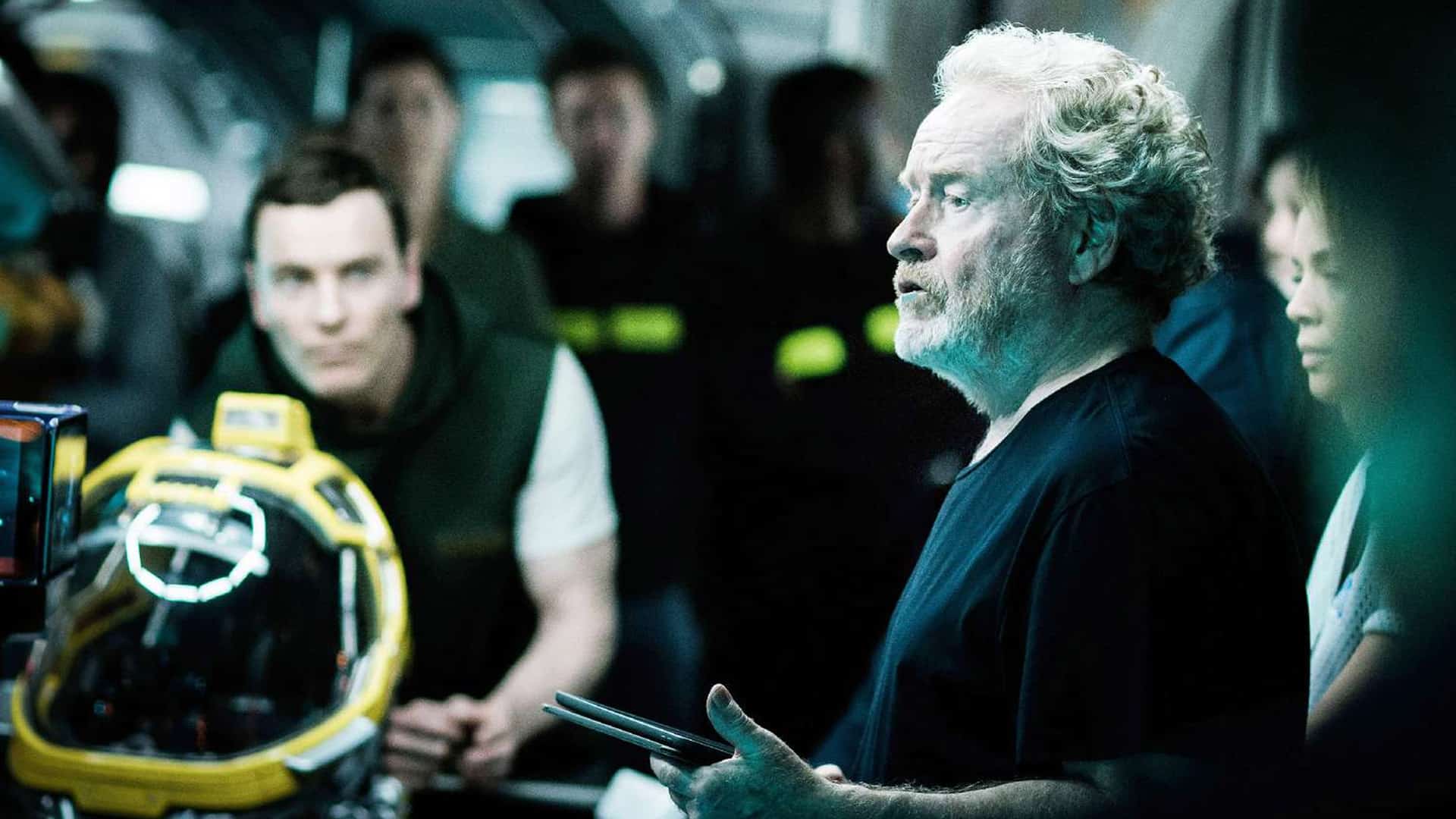 Ridley Scott dirigiendo Alien