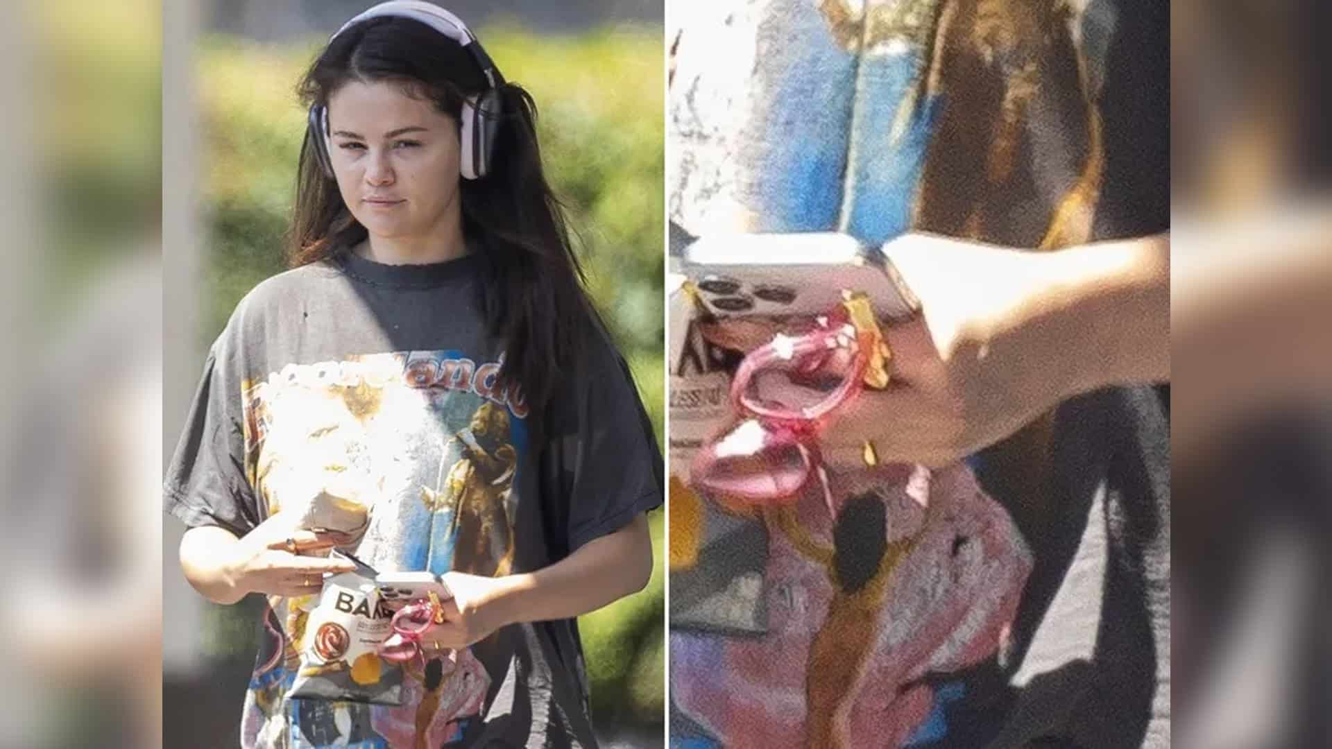 Selena Gomez anillo compromiso