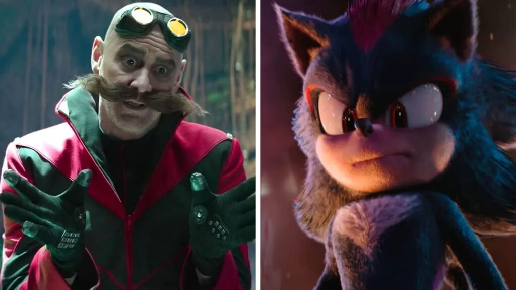 ¿Cuáles son los dos personajes que Jim Carrey interpreta en Sonic 3?