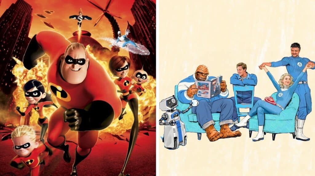 ¿Los Increíbles y Los 4 Fantásticos serán iguales? Este es el vínculo que las une