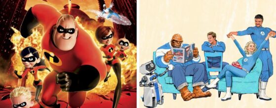 Los increibles y los 4 fantásticos vinculo