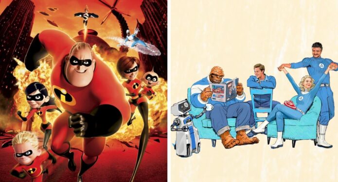 Los increibles y los 4 fantásticos vinculo