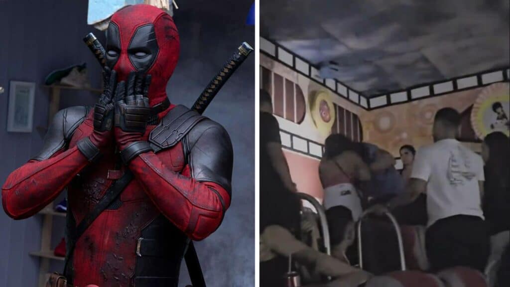 ¡Se están peleando! Captan altercado en función de Deadpool y Wolverine