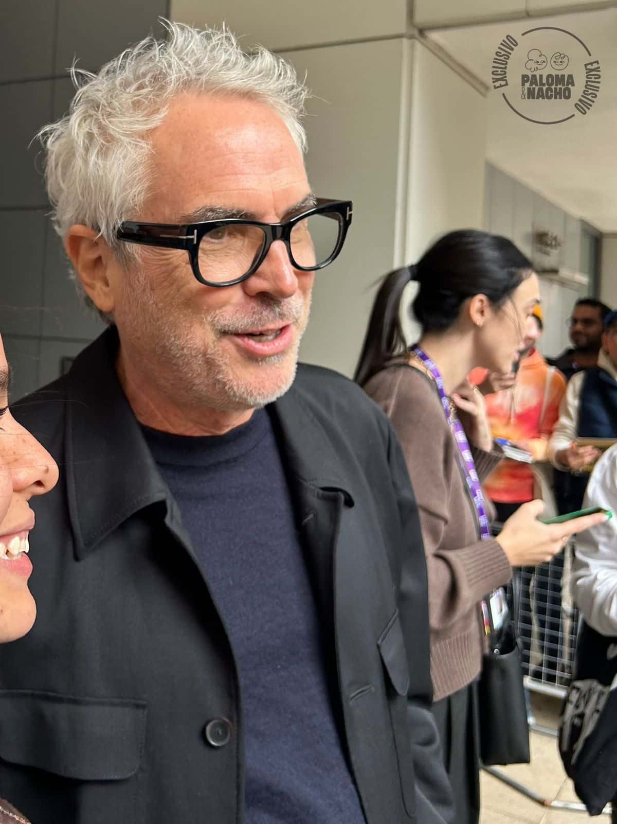 Alfonso Cuarón con lentes 