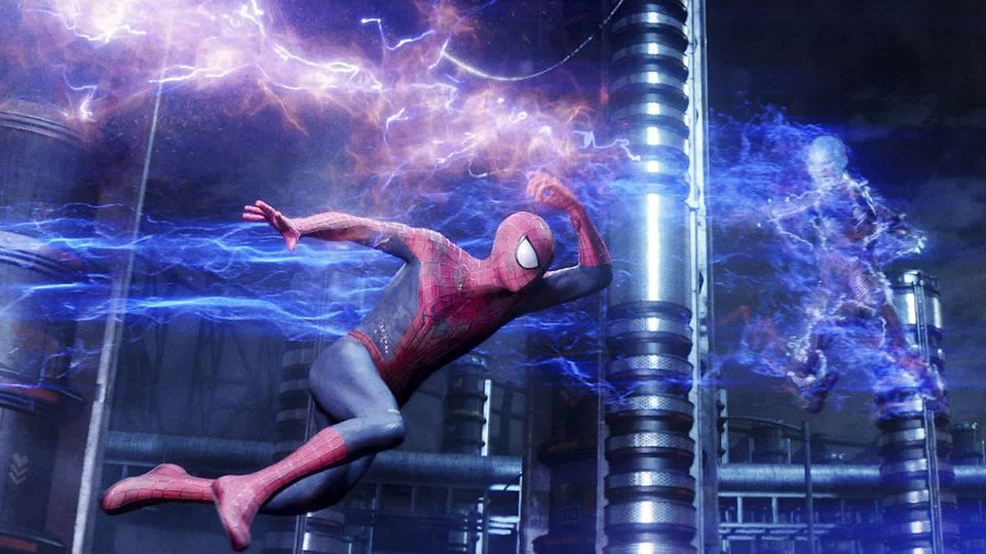 Spider-Man pelea Electro