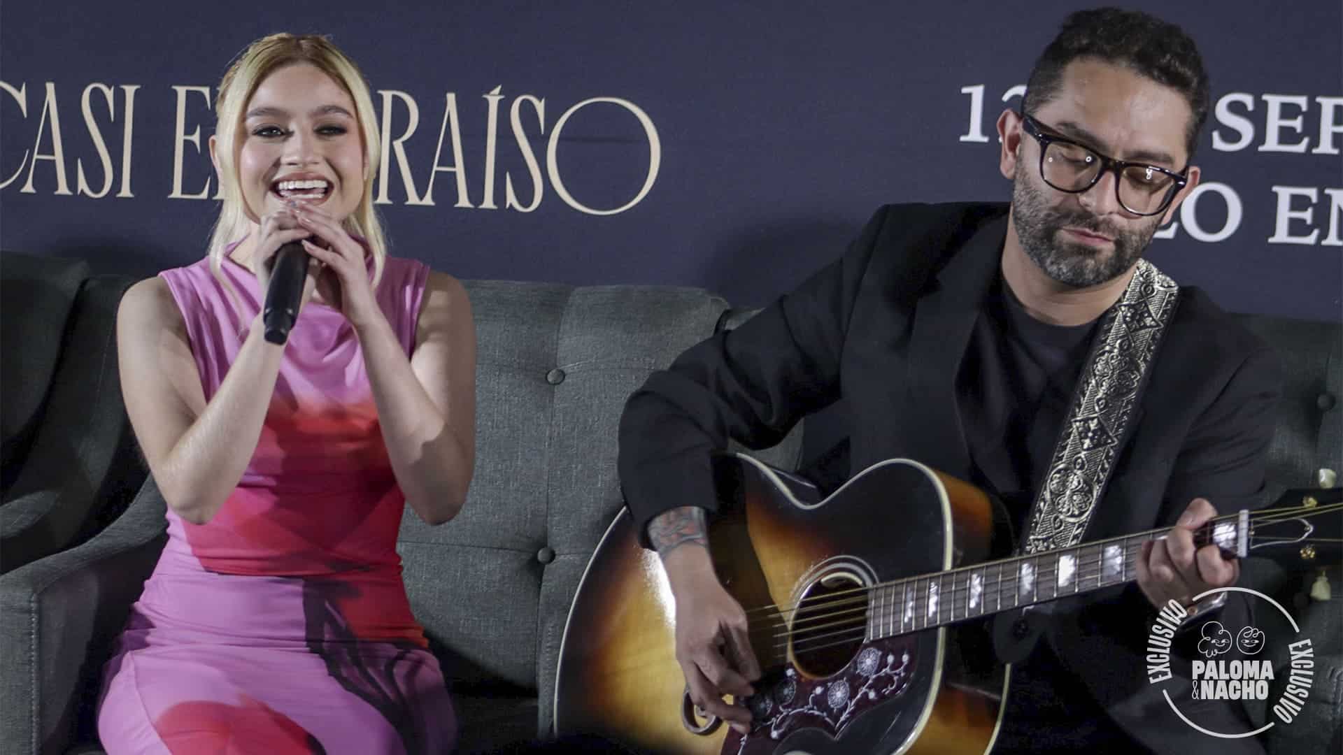 Karol Sevilla cantando Casi el paraíso