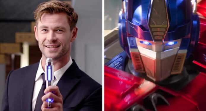 Chris Hemsworth Transformers Uno, Optimus Prime