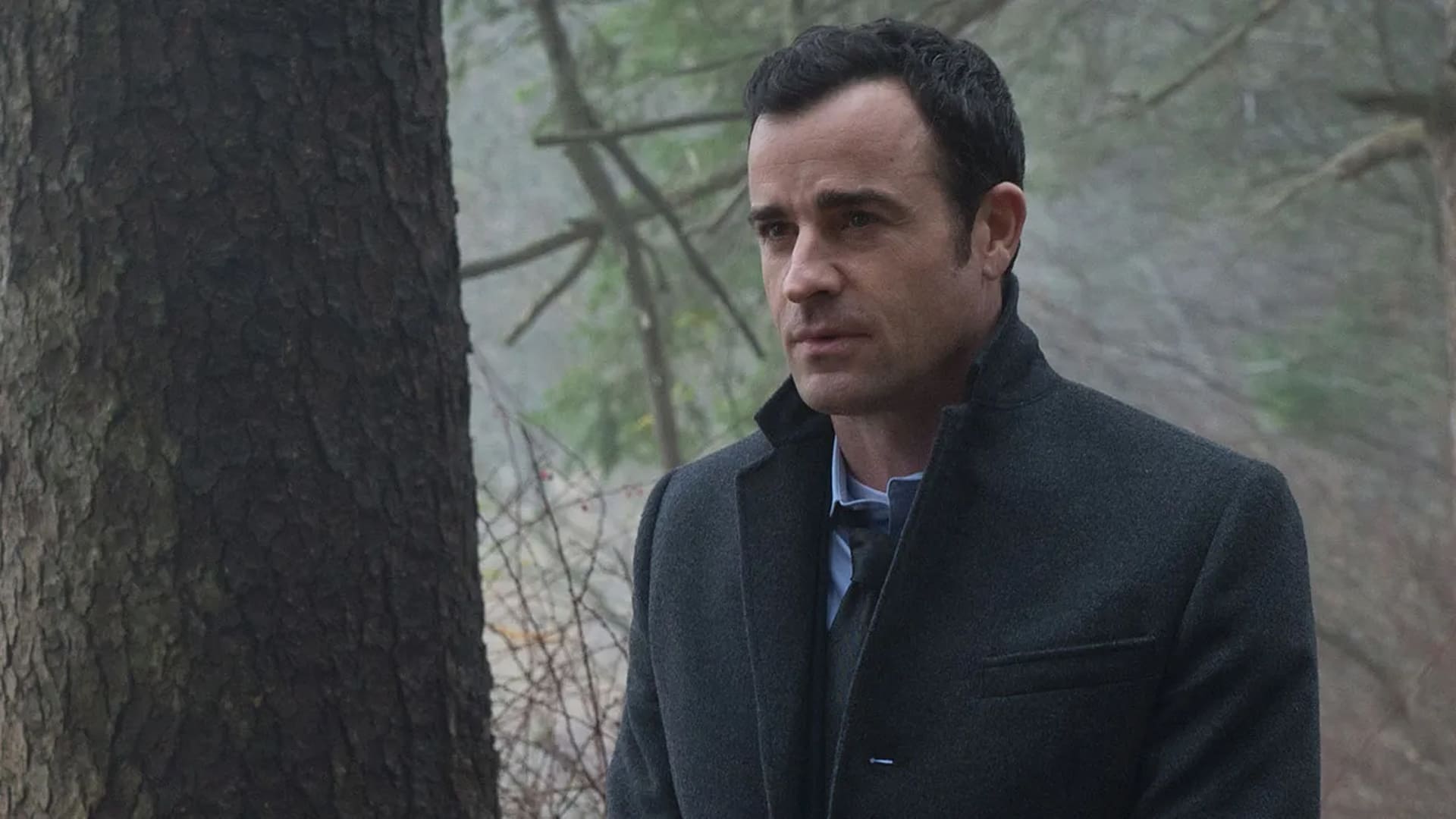 Justin Theroux en el bosque, La chica del tren