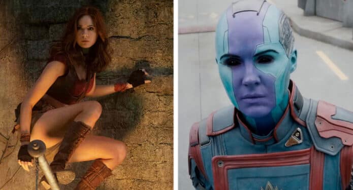 Karen Gillan Nebula embarazada