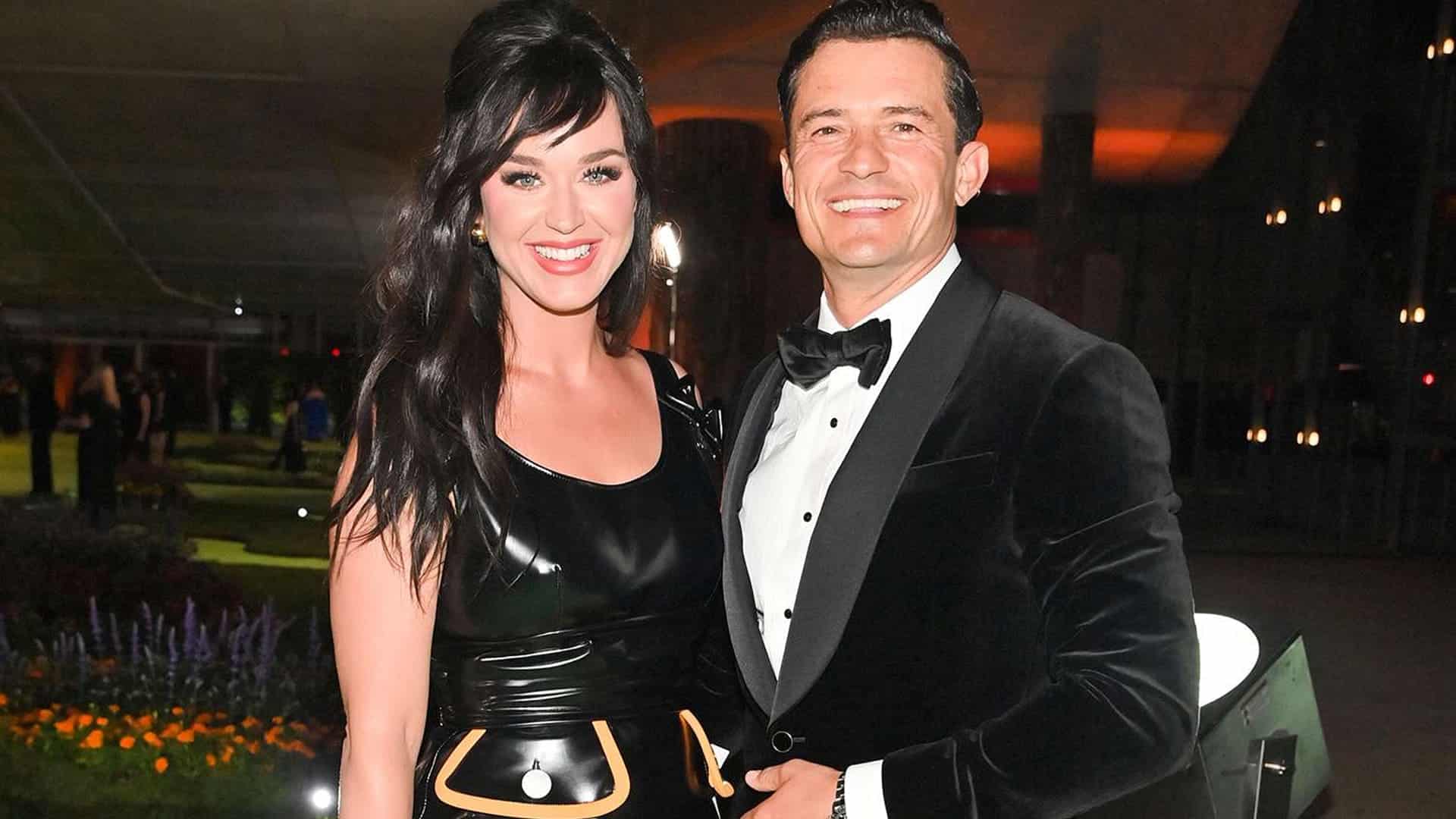 Katy Perry y Orlando Bloom en evento