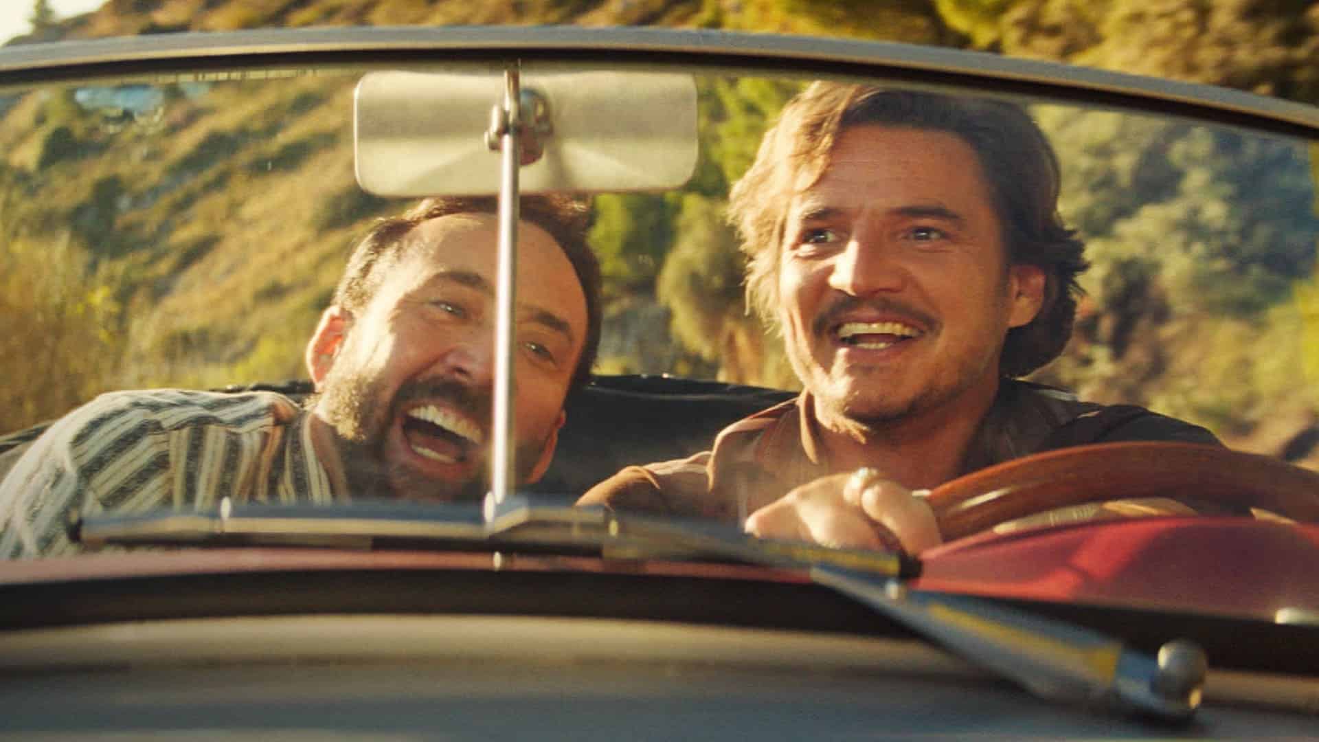 Nicolas Cage y Pedro Pascal en El peso del talento