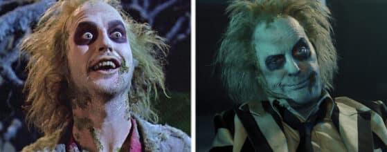 Michael Keaton Beetlejuice antes y después