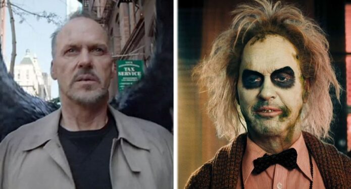 Michael Keaton papeles en Birdman y Beetlejuice