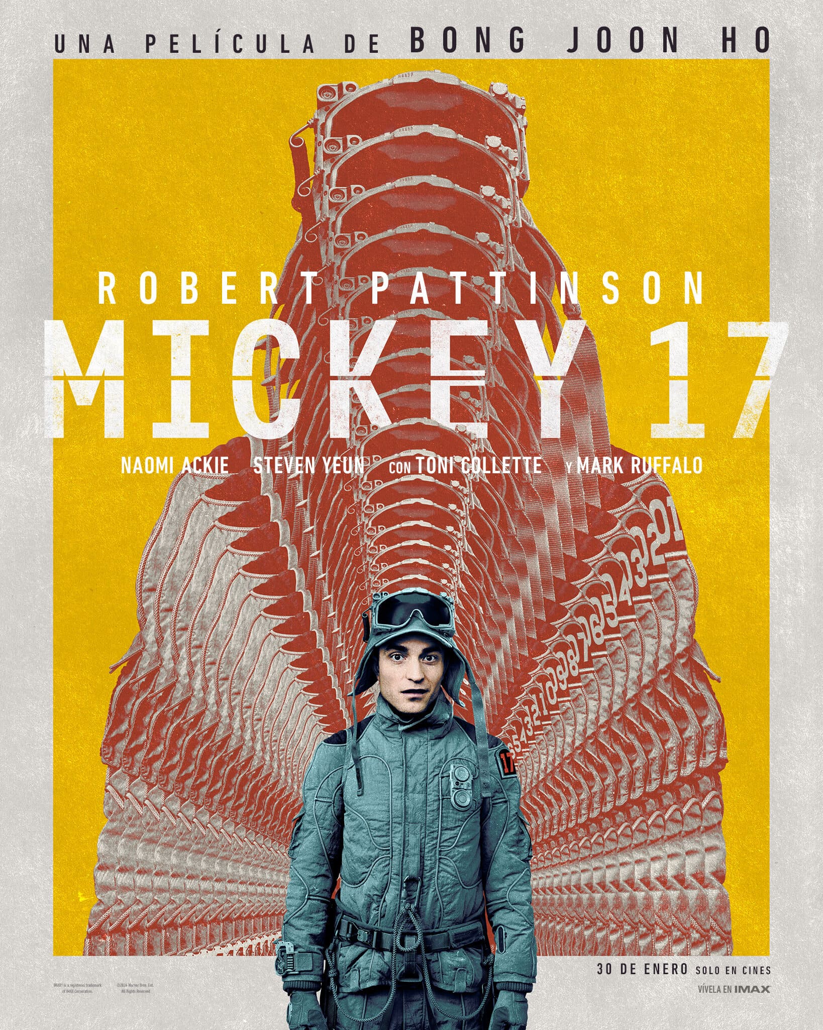 Mickey 17 póster IMAX Robert Pattinson