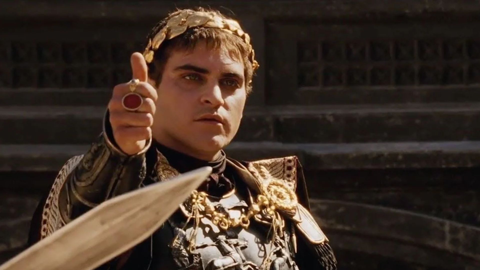 Commodus en Gladiador