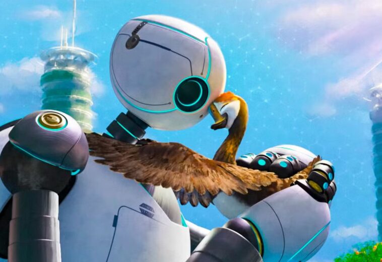 Robot salvaje final explicado película