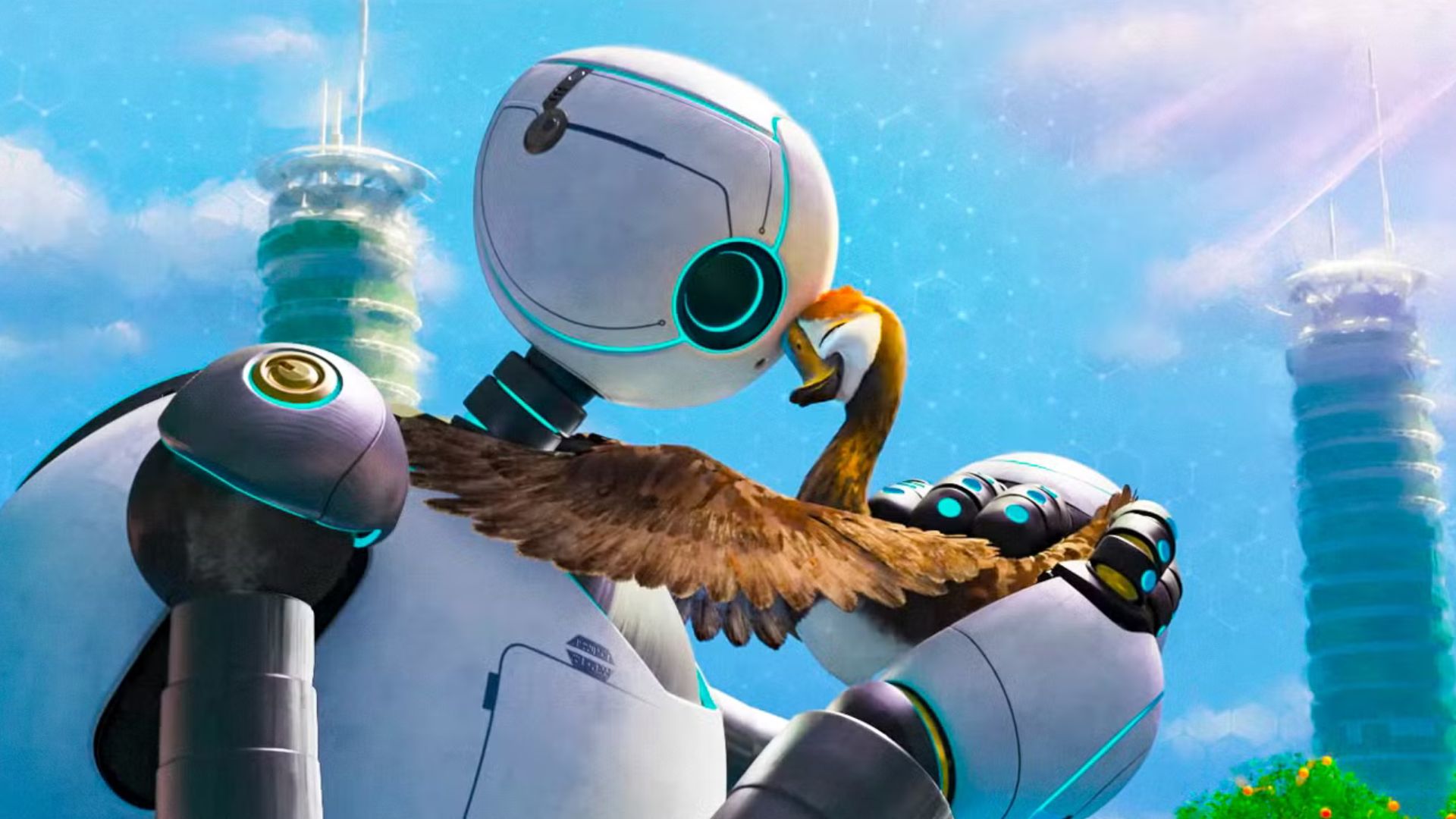 Robot salvaje final explicado película